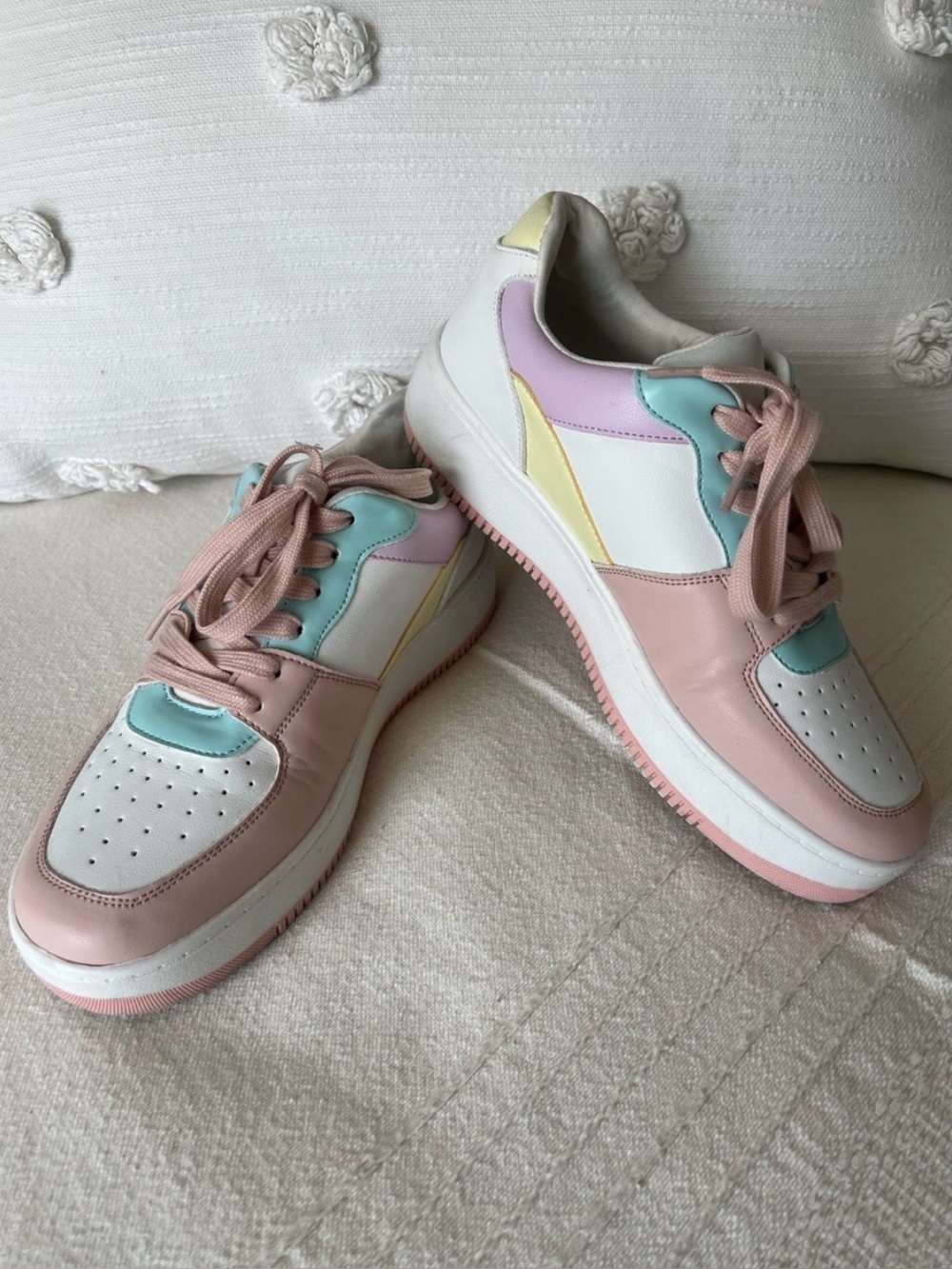 Call It Spring Pastel Multi-Color Women’s Sneakers
